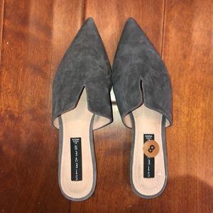 Steven by Steve Madden Gray Slides